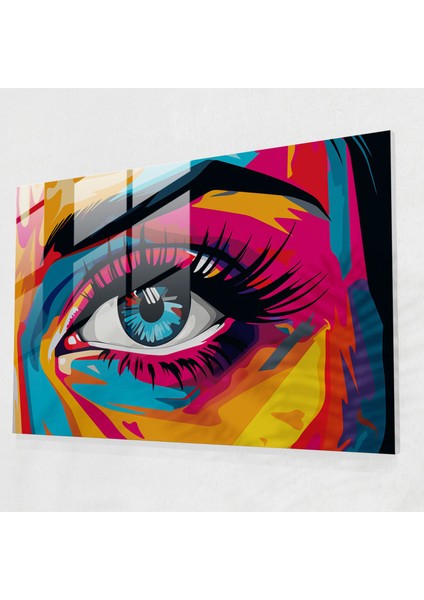 Hipnoz Pop Art Desenli Kanvas Tablo