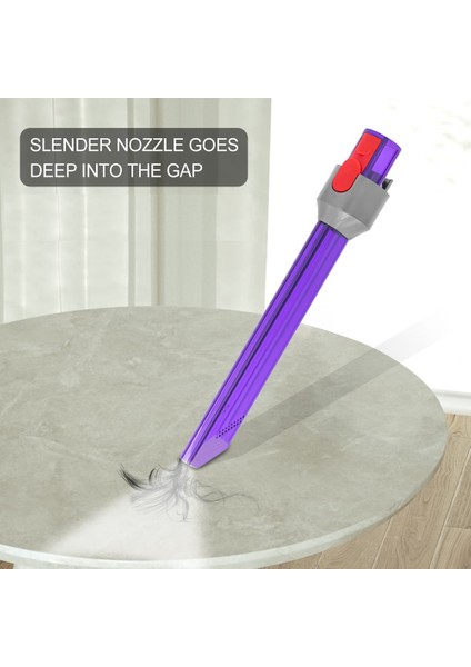 Dyson V7 V8 V10 V11 Elektrikli Süpürge Parçaları Aksesuarları Emiş Dar Alan Başlığı Için LED Işık Borusu Dar Alan Aracı Yedek Parçası (Yurt Dışından) fırsatları