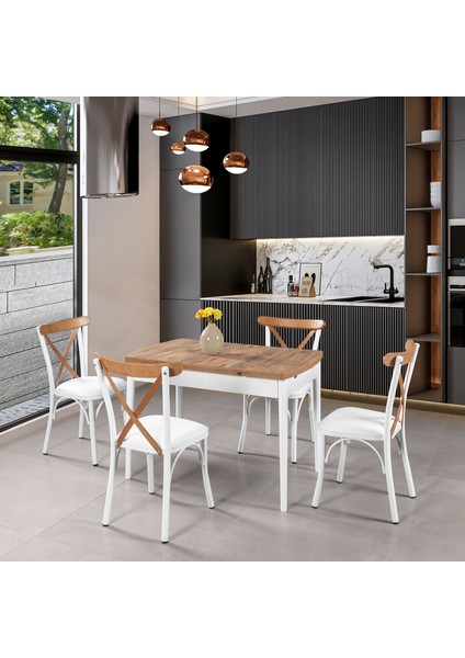 Belamir 4 Sandalyeli Mutfak Masa Takımı
