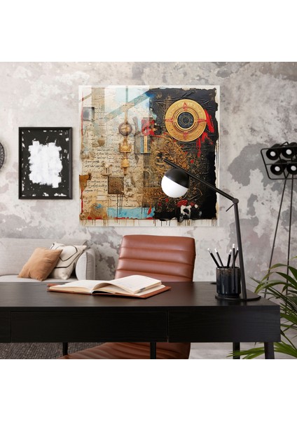 Kutsal Kur'an Karışık Medya Kolaj Cam Tablo - Kutsal Kur'an Cam Duvar Sanatı Modern Sanat modelleri