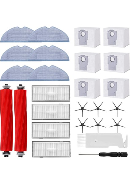 S7, S7 Maxv Ultra, Pro Ultra Robot Süpürge Ana Yan Fırça Hepa Filtre Paspas Bezi Toz Torbası Parçaları (Yurt Dışından)