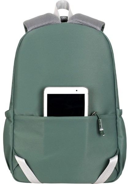 Su Itici Terletmez Kumaş Lise ve Ortaokul Unisex Sırt Çantası Günlük Çanta Özel Kumaş Cepli Desenli