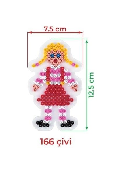 Midi Boncuk Tablası Kız Çocuğu modelleri