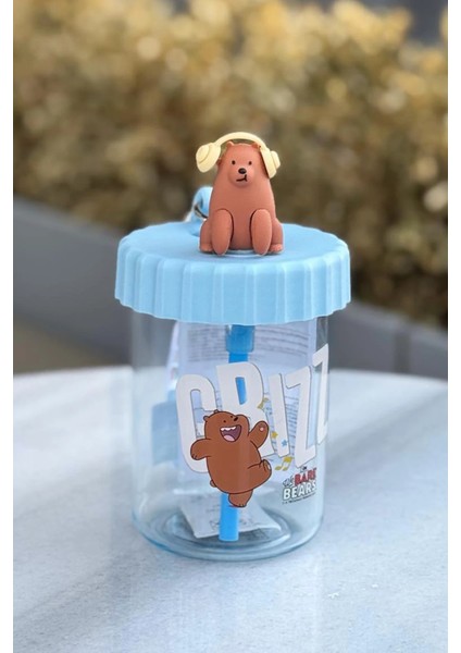 We Bare Bears Lisanslı Askılı Plastik Şişe (520ML) (Boz Ayı) fiyatları