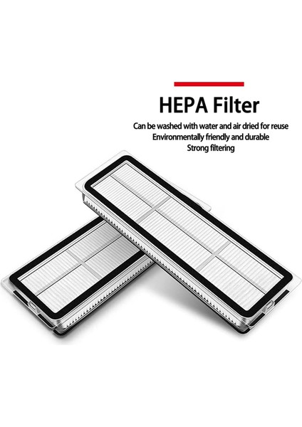 X20 Max, Pro, Plus, X20+, X10 Plus Robot Süpürge Parçaları Ana Yan Fırça Hepa Filtre Paspas Bezi Toz Torbaları (Yurt Dışından) fiyatları
