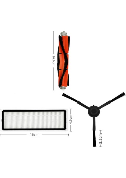 Mi Robot Vacuum-Mop 2 Ultra Cleaner Yedek Parçaları Ana Yan Fırça Hepa Filtresi STYTJ05ZHM Için Yedek (Yurt Dışından) indirimleri