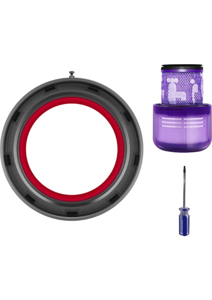 V11 Elektrikli Süpürge Kova Halkası ve Hepa Filtreleri Için Toz Haznesi Sızdırmazlık Halkaları Değişimi (Yurt Dışından)