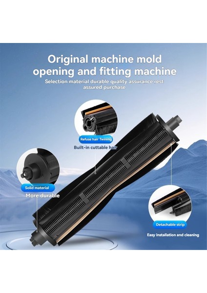 X40/X30/X20/X10/S30/S20/S10/L20 Ultra Serisi Vakum Ataşmanı Için Yedek Silindir Fırça Kazıma Şeridi Takımı (Yurt Dışından) fiyatları