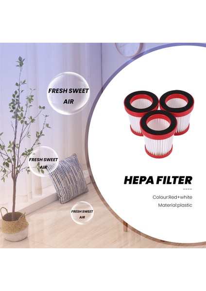 VC01 VC01MAX Ev Tipi El Tipi Elektrikli Süpürge Hepa Filtre Değişimi Kullanım Aksesuarları Için 3 Adet (Yurt Dışından) fırsatları