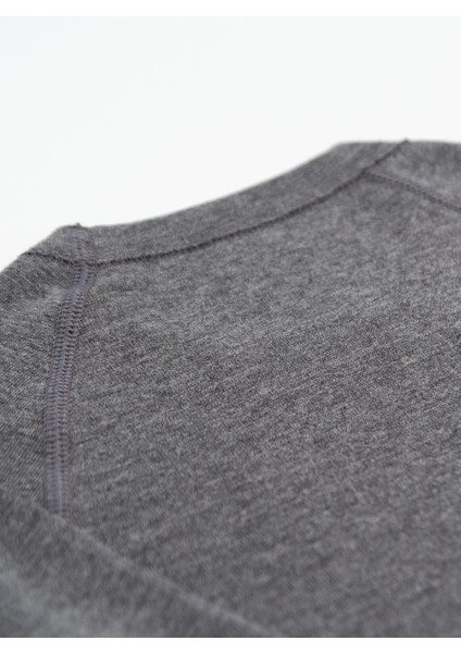 Çocuk Termal Tişört 2. Seviye 9265 - Gri Melanj