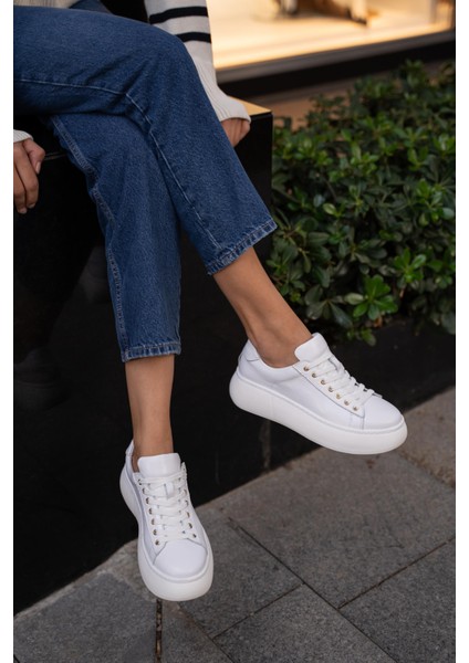 Finn Beyaz Deri Hakiki Deri Kadın Spor Ayakkabi fırsatları