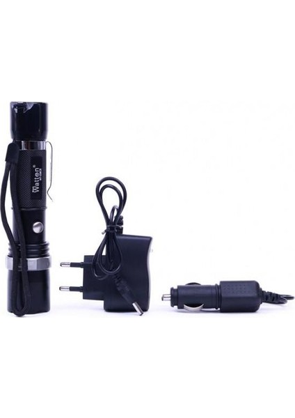 Zoomlu Şarjlı El Feneri Ampul Ömrü 100000 Saat Kamp Fener Lamba fiyatları