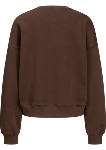 Kadin Minimal Logo Baskili Sweatshirt - Studio indirimleri