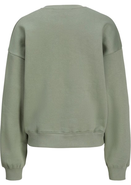 Kadin Minimal Logo Baskili Sweatshirt - Studio fiyatları