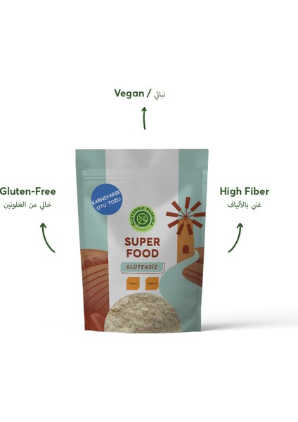Glütensiz Karnıyarık Otu Tozu 300 g (Psyllium) fırsatları