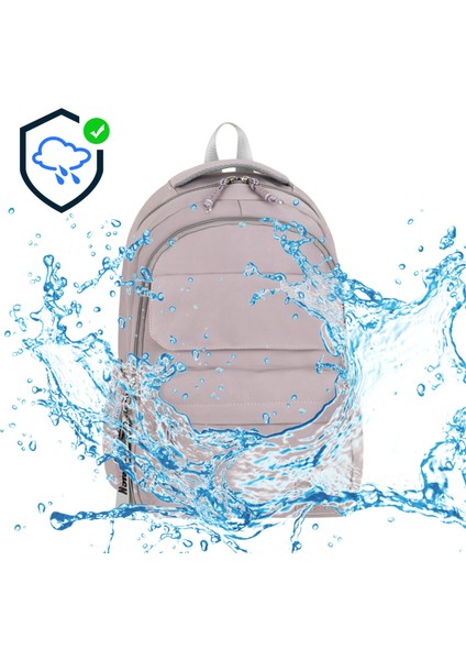 Su Itici Terletmez Kumaş Lise ve Ortaokul Unisex Sırt Çantası Günlük Çanta Özel Kumaş Baskılı