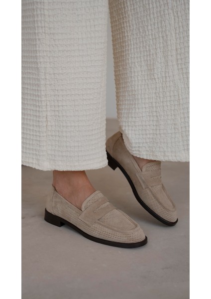 Looney Bej Süet Hakiki Deri MAKOSEN fiyatları