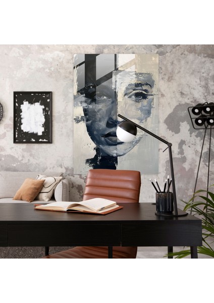 Andy Warhol Soyut Portreler Cam Tablo - Andy Warhol Monokrom Palet Cam Sanatı Sofistike fiyatları