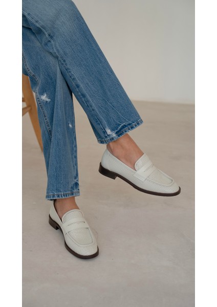 Looney Ekru Hakiki Deri MAKOSEN fiyatları