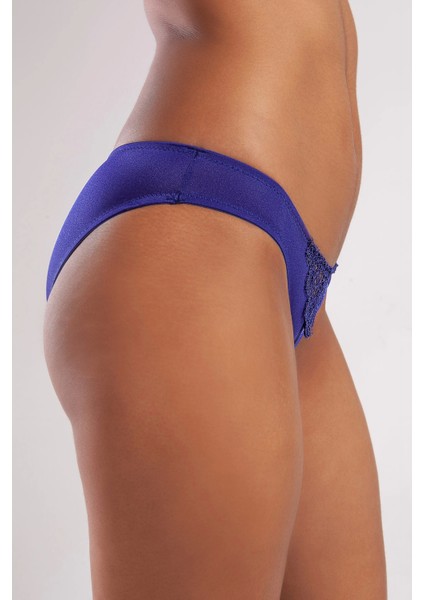 Golshan Garland Mini Slip, Kadın Güpürlü Saks Külot modelleri