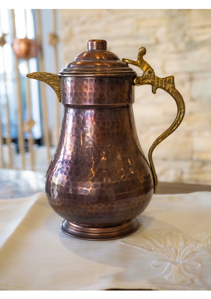 Bakır Sürahi Kapaklı Model Oksit Renk