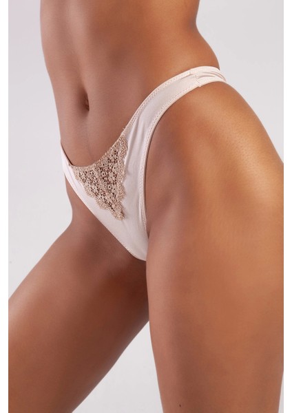 Golshan Garland Mini String, Kadın Güpürlü Ten Külot fiyatları