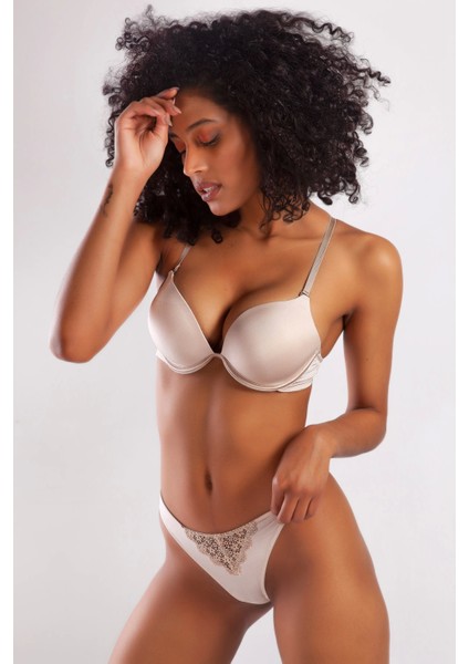 Golshan Garland Mini String, Kadın Güpürlü Ten Külot fırsatları