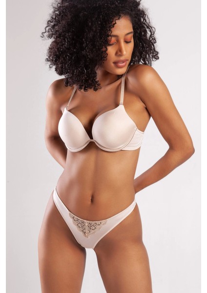 Golshan Garland Mini String, Kadın Güpürlü Ten Külot indirimleri