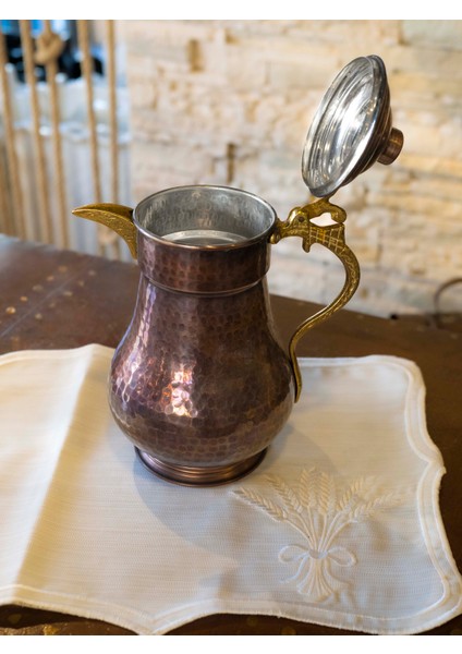 Bakır Sürahi Kapaklı Model Oksit Renk fiyatları