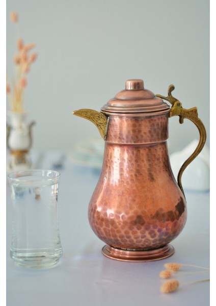 Bakır Sürahi Kapaklı Model Oksit Renk indirimleri