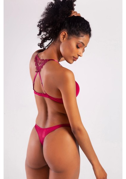 Golshan Garland Mini String, Kadın Güpürlü Şarap Külot fırsatları