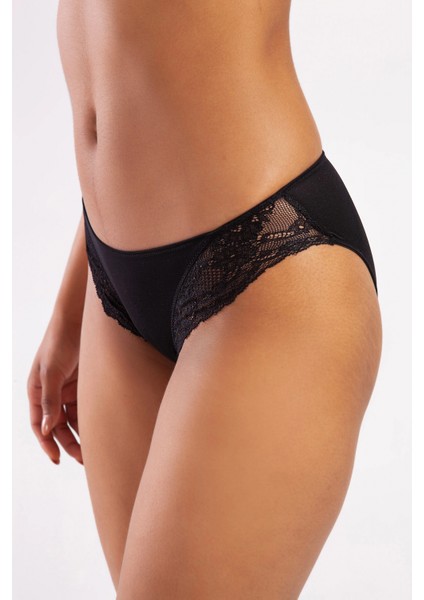Golshan Goldy Mini Slip, Kadın Dantelli Siyah Külot modelleri
