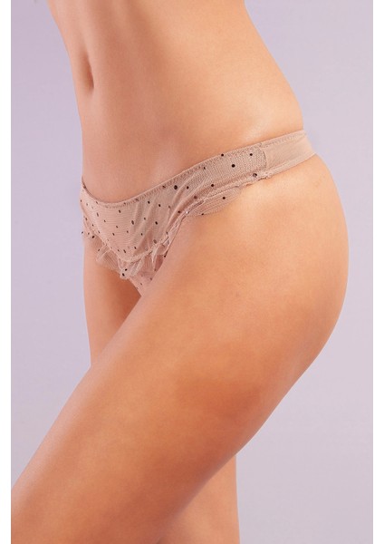 Golshan Galiana String, Kadın Tül Transparan Ten String Külot fiyatları