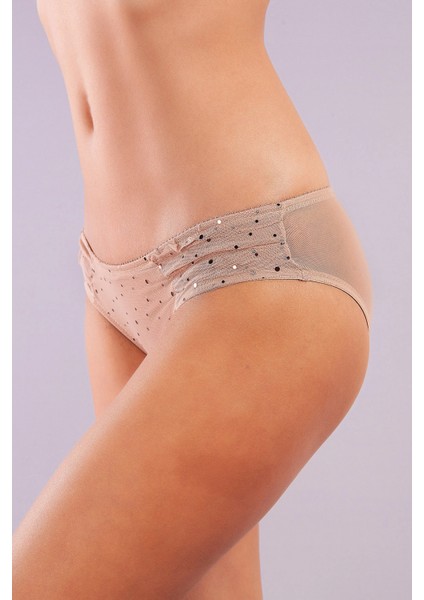 Golshan Galiana Mini Slip, Kadın Tül Transparan Ten Külot fiyatları