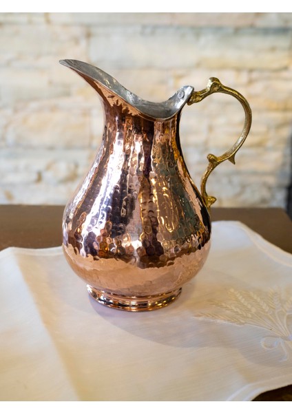 Bakır Sürahi Çekiç Dövme Ördek Model Bakır Renk fırsatları