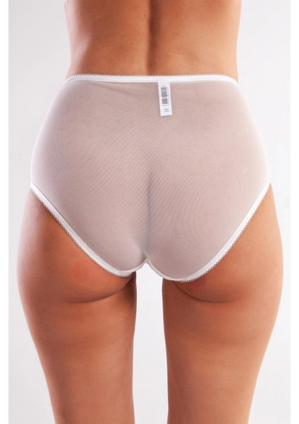 Golshan Gaspara Control Slip, Kadın Güpürlü Tül Ekru Renkyüksek Bel Külot fırsatları