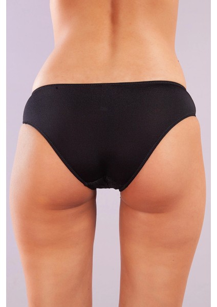 Golshan Gala Mini Slip, Kadın Dantelli Siyah Külot fırsatları