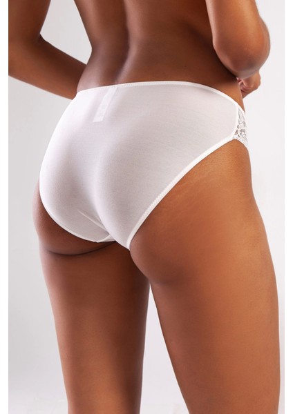 Golshan Goldy Mini Slip, Kadın Dantelli Ekru Külot modelleri