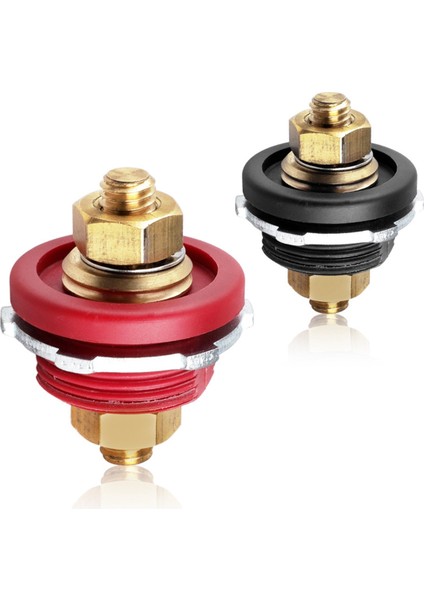 3/8 Saplama Uzaktan Akü Güç Bağlantı Bağlantısı Ağır Hizmet Tipi 24V Direk Terminali Kiti Araba Kamp Karavan Kamyon Tekne Kırmızı (Yurt Dışından) fiyatları