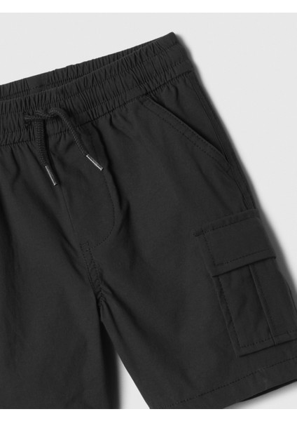 Erkek Bebek Siyah Hybrid Pull-On Kargo Şort fiyatları