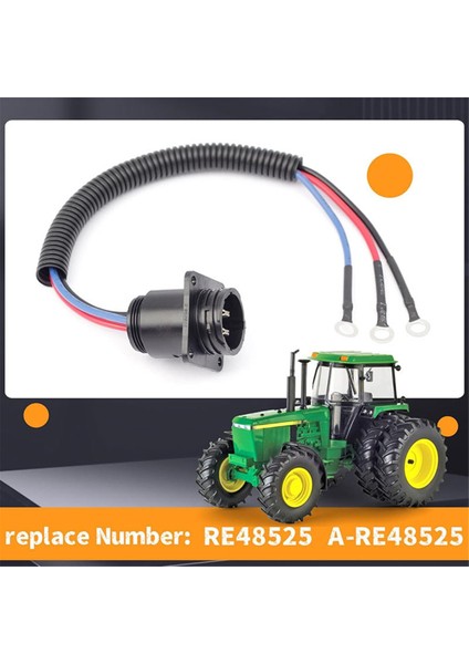 John Deere 8570 8760 8770 8870 Için Yardımcı Kablo Güç Çıkışı Soketi Traktör Kablo Demeti RE48525 RE37651 (Yurt Dışından) fırsatları