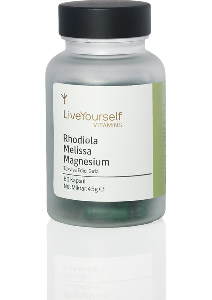 Rodiola Melissa & Magnezyum Içeren Bitkisel Takviye | 60 Kapsül