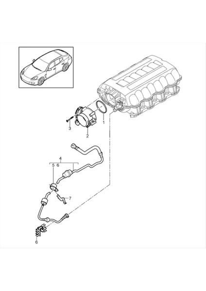 94811002024 Porsche Panamera 970 2010-2016 Için Yakıt Deposu Havalandırma Borusu Vanası 94811002022 94811002023 (Yurt Dışından) modelleri
