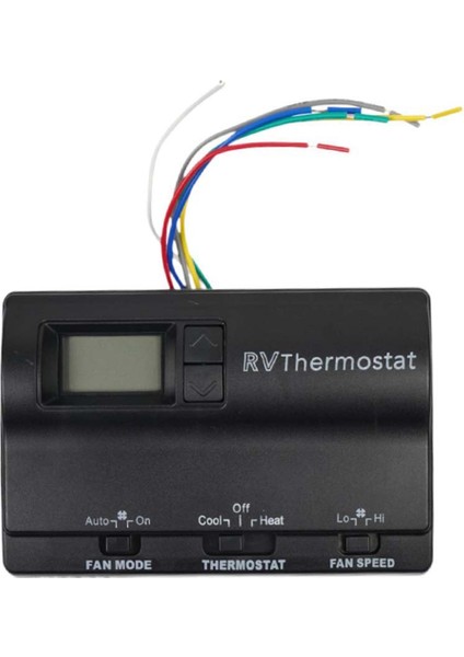 83303862 Duvar Dijital Termostatı Rv Termostatı Parçaları Değiştirin Termostat Için Profesyonel Sıcaklık Ayarı Siyah (Yurt Dışından)