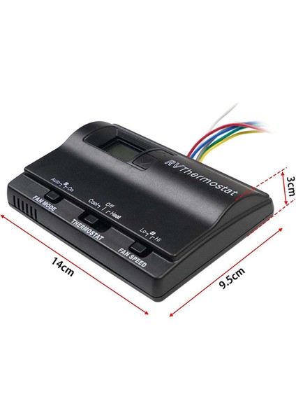 83303862 Duvar Dijital Termostatı Rv Termostatı Parçaları Değiştirin Termostat Için Profesyonel Sıcaklık Ayarı Siyah (Yurt Dışından) indirimleri