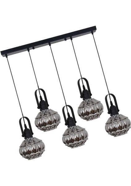 Narin 5 Li Siyah Kutulu Sarkıt Avize Yatak Odası Mutfak Salon Avize fırsatları