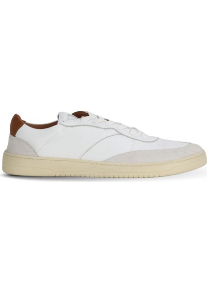 Beyaz Deri-Süet Erkek Spor Ayakkabı 16MA8247 16MA8247