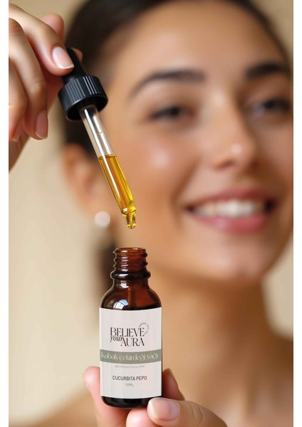 Kabak Çekirdeği Yağı - %100 Saf ve Doğal Yaşlanma Karşıtı Cilt ve Saç Bakım Yağı - 10 ml indirimleri