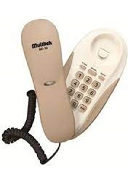 Penguen Krem Kablolu Duvar Telefonu