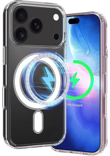 iPhone 17 Pro Max Magsafe Kılıf – Manyetik Halka Destekli Şeffaf Silikon Koruyucu fiyatları